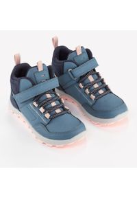 quechua - Buty turystyczne dla dzieci Quechua NH500 mid. Kolor: niebieski, szary, różowy, wielokolorowy. Materiał: materiał, syntetyk, tkanina. Sport: turystyka piesza