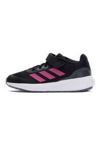 Adidas - Buty adidas Runfalcon 3.0 El K Jr HP5875 czarne. Zapięcie: rzepy. Kolor: czarny. Materiał: syntetyk, guma. Szerokość cholewki: normalna #1