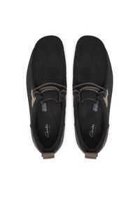 Clarks Półbuty Wallabee 26181387 Czarny. Kolor: czarny. Materiał: skóra #4