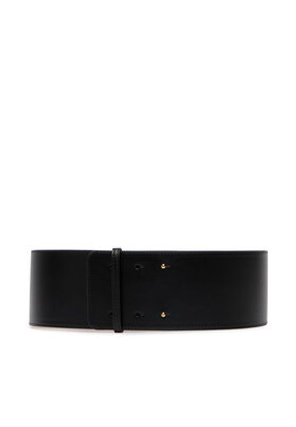 Elisabetta Franchi Pasek Damski CT-10S-62E2-V220 Czarny. Kolor: czarny. Materiał: skóra