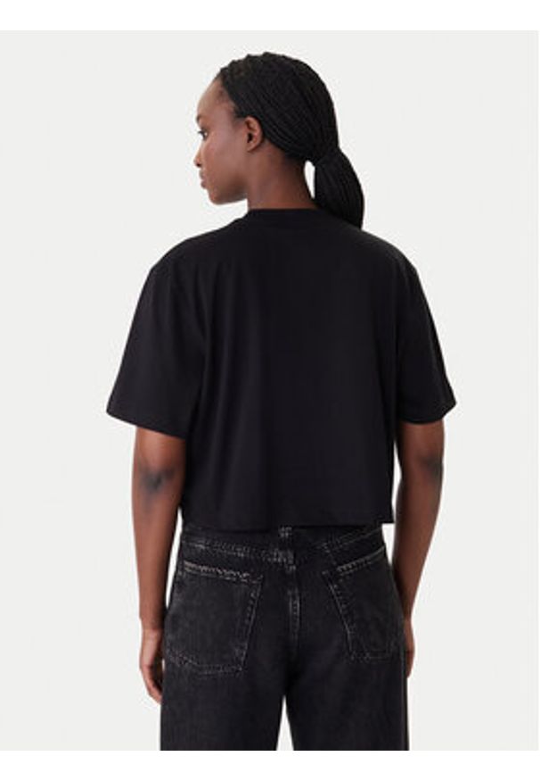 Karl Lagerfeld Jeans T-Shirt B1W17054 Czarny Relaxed Fit. Kolor: czarny. Materiał: bawełna