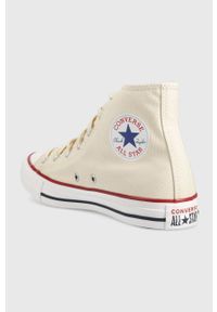 Converse - Trampki Chuck Taylor All Star. Nosek buta: okrągły. Zapięcie: sznurówki. Kolor: beżowy. Materiał: guma #4
