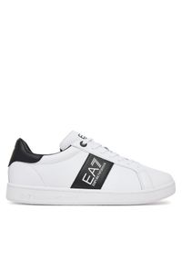EA7 Emporio Armani Sneakersy 7X000332 AF10848 MZ021 Biały. Kolor: biały. Materiał: skóra #1