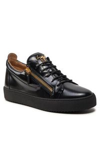 Giuseppe Zanotti Sneakersy RM40033 Czarny. Kolor: czarny. Materiał: skóra #4