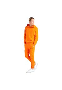 LEONE 1947 APPAREL - Męski dres z kapturem Only One. Kolor: pomarańczowy. Materiał: dresówka. Sport: fitness