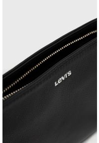 Levi's® - Levi's torebka skórzana kolor czarny. Kolor: czarny. Materiał: skórzane. Styl: biznesowy #5