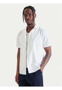 Hugo - HUGO Koszula Ellino 50560584 Biały Relaxed Fit. Kolor: biały. Materiał: bawełna #1