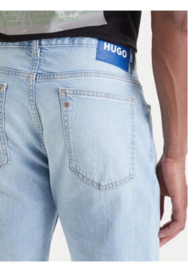 Hugo - HUGO Jeansy Ash 50555954 Niebieski Slim Fit. Kolor: niebieski