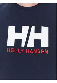 Helly Hansen T-Shirt Logo 34112 Granatowy Regular Fit. Kolor: niebieski. Materiał: bawełna #3