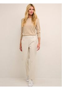 Kaffe Spodnie materiałowe Sakura 10506858 Biały Relaxed Fit. Kolor: biały. Materiał: materiał, syntetyk #3