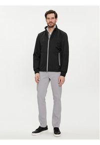 Geox Kurtka bomber Spherica M4522V T3083 F9000 Czarny Regular Fit. Kolor: czarny. Materiał: syntetyk