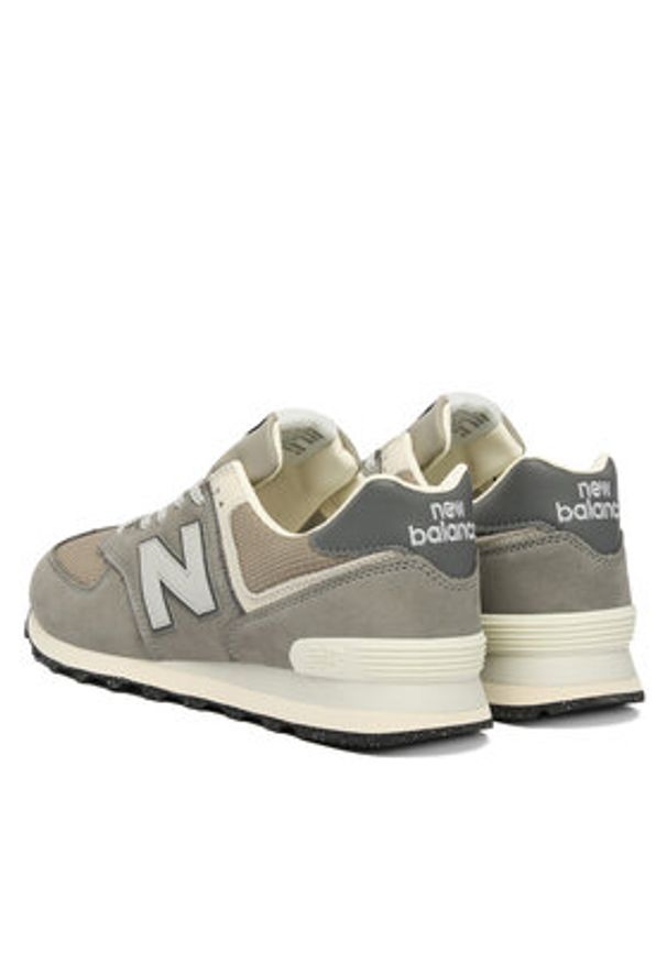 New Balance Sneakersy U574SNV M Szary. Kolor: szary. Materiał: nubuk, skóra. Model: New Balance 574
