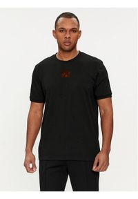 Hugo T-Shirt Diragolino_V 50501005 Czarny Regular Fit. Kolor: czarny. Materiał: bawełna