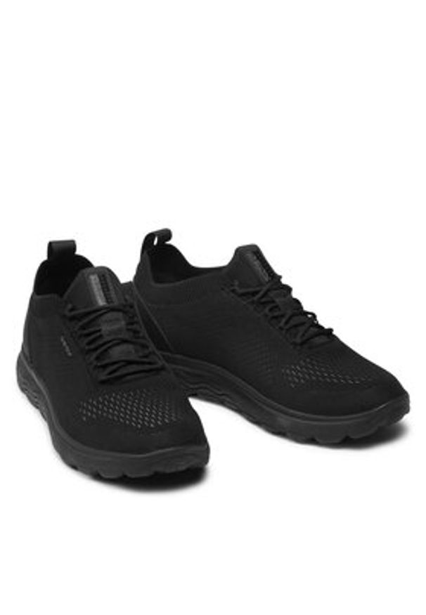 Geox Sneakersy U Spherica A U15BYA 0006K C9997 Czarny. Kolor: czarny. Materiał: materiał