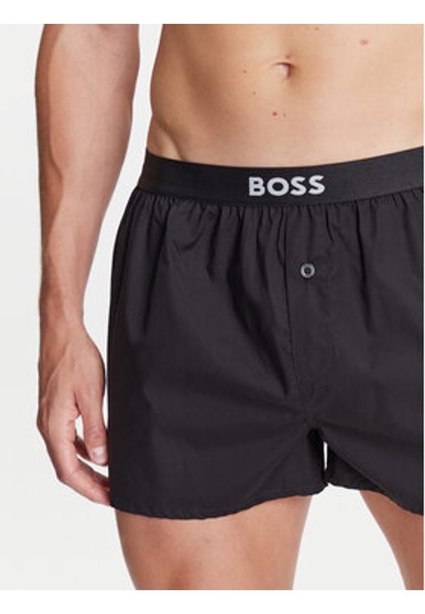 BOSS Komplet 2 par bokserek 50535781 Czarny. Kolor: czarny. Materiał: bawełna