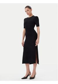 Armani Exchange Sukienka dzianinowa XW000581 AF12875 FC043 Czarny Slim Fit. Kolor: czarny. Materiał: syntetyk #5