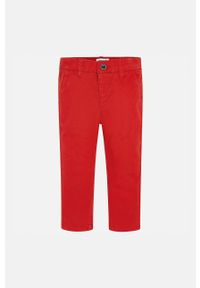 Mayoral - Spodnie dziecięce 92-134 cm. Okazja: na co dzień. Kolor: czerwony. Materiał: tkanina, elastan. Wzór: gładki. Styl: casual #2