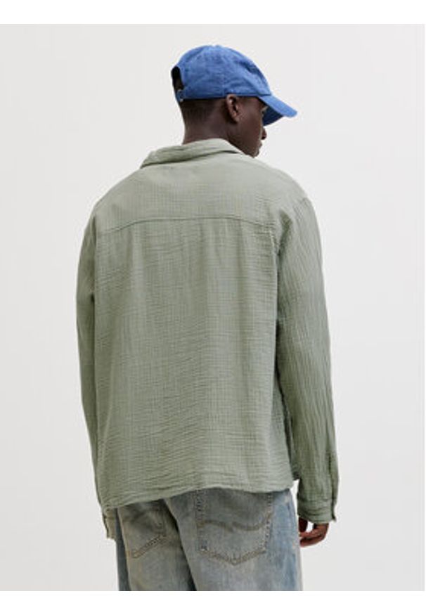 Jack & Jones Koszula Nantucket 12291804 Zielony Relaxed Fit. Kolor: zielony. Materiał: wiskoza