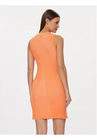 Guess Sukienka dzianinowa Allie W4RK20 Z2YN2 Pomarańczowy Slim Fit. Kolor: pomarańczowy. Materiał: syntetyk #5