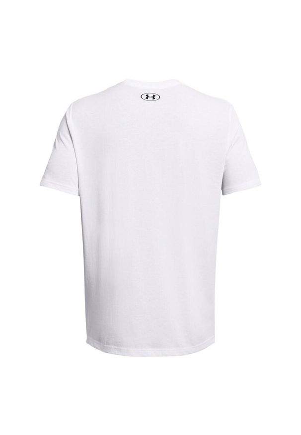 Under Armour - T-shirt Męski Logo 1382911 432. Kolor: biały