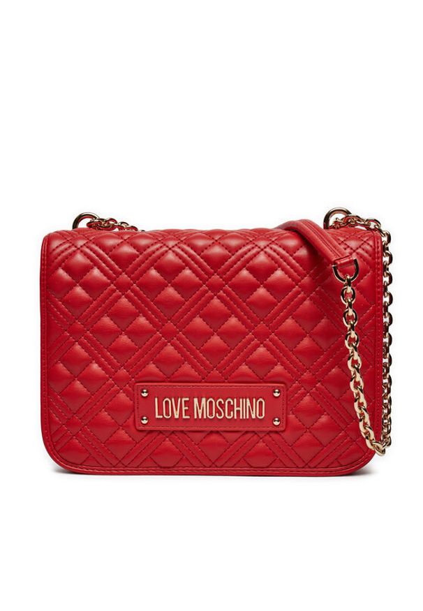 Love Moschino - LOVE MOSCHINO Torebka JC4000PP1LLA0500 Różowy. Kolor: różowy. Materiał: skórzane