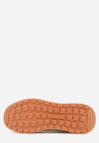 Born2be - Białe Buty Sportowe Sneakersy na Grubej Podeszwie Nerola. Okazja: na spacer, na co dzień. Kolor: biały. Materiał: jeans. Sport: turystyka piesza #4