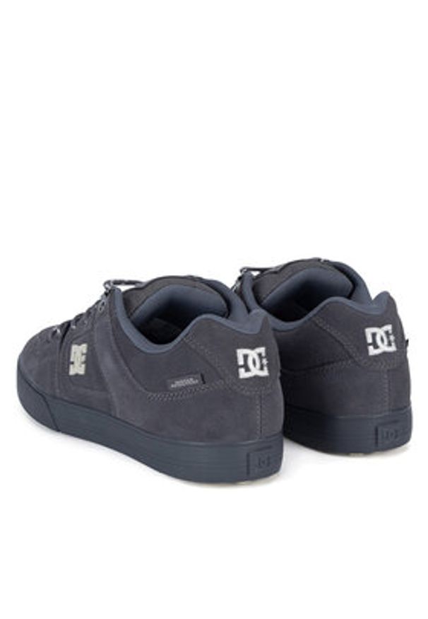 DC Shoes Sneakersy PURE WNT ADYS300151-XSSW Szary. Kolor: szary. Materiał: zamsz, skóra