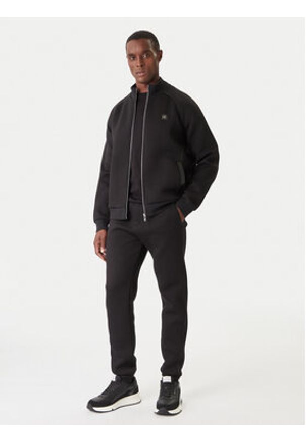 Karl Lagerfeld - KARL LAGERFELD Spodnie dresowe 705040 554907 Czarny Regular Fit. Kolor: czarny. Materiał: syntetyk, bawełna