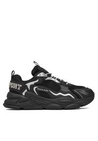 Plein Sport Sneakersy Track-King Mag FAES USC0843 STE003N Czarny. Kolor: czarny. Materiał: mesh, materiał