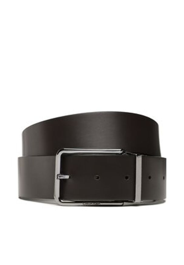 Calvin Klein Pasek Męski Adj/Rev Warmth Pb 40Mm K50K510363 Czarny. Kolor: czarny. Materiał: skóra