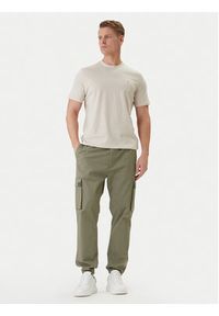 Calvin Klein Jeans T-Shirt LV04RC272G Écru Regular Fit. Materiał: bawełna #2