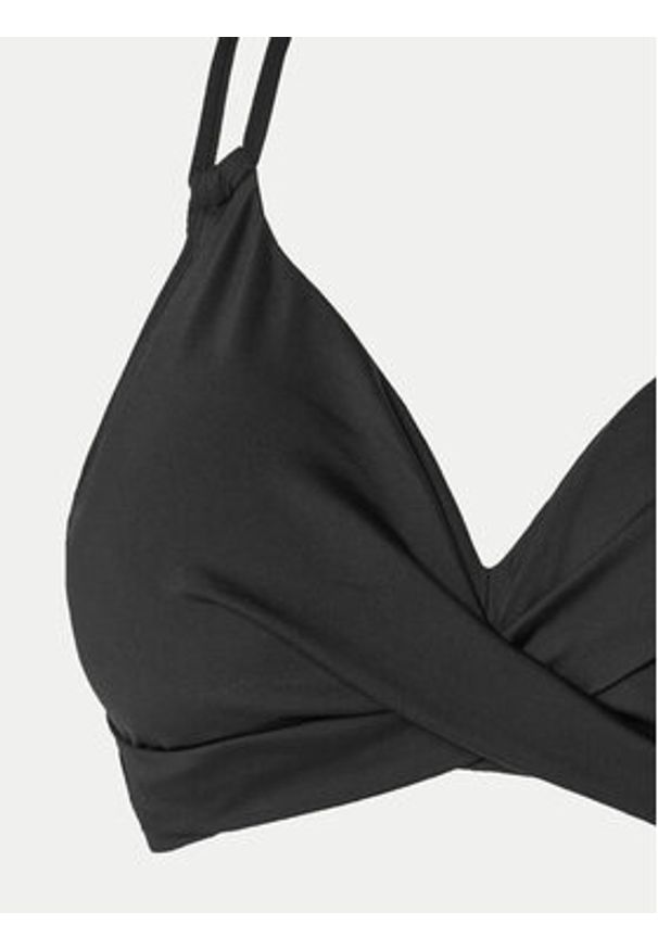 Lauren Ralph Lauren - LAUREN RALPH LAUREN Góra od bikini 20201130 Czarny. Kolor: czarny. Materiał: syntetyk