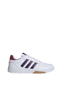 Adidas - CourtBeat Court Lifestyle Shoes. Kolor: niebieski, biały, wielokolorowy, czerwony. Materiał: materiał. Sport: tenis