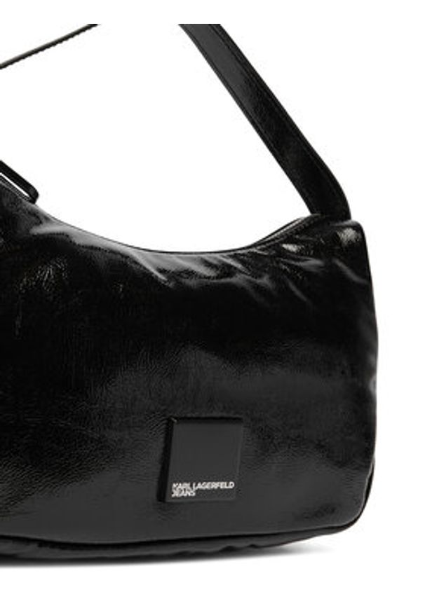 Karl Lagerfeld Jeans Torebka B1W30140 Czarny. Kolor: czarny. Materiał: skórzane