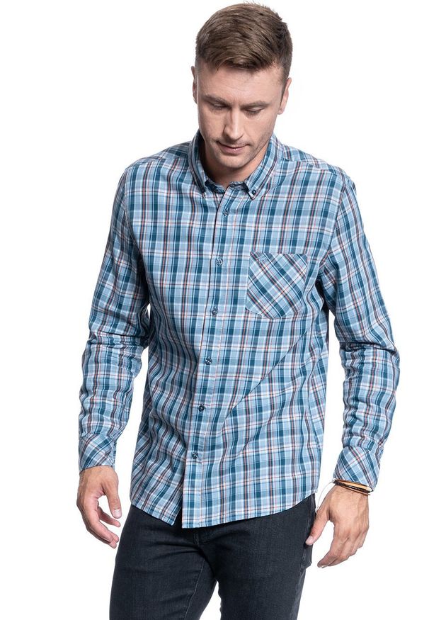 Mustang - MĘSKA KOSZULA MATERIAŁOWA MUSTANG Clemens BDC TWILL 1008976 11620. Materiał: materiał