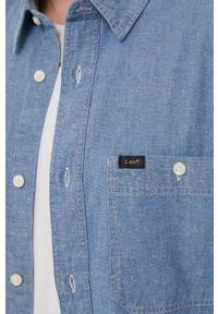 Lee koszula jeansowa męska regular z kołnierzykiem klasycznym. Typ kołnierza: kołnierzyk klasyczny. Kolor: niebieski. Materiał: jeans. Styl: klasyczny #2