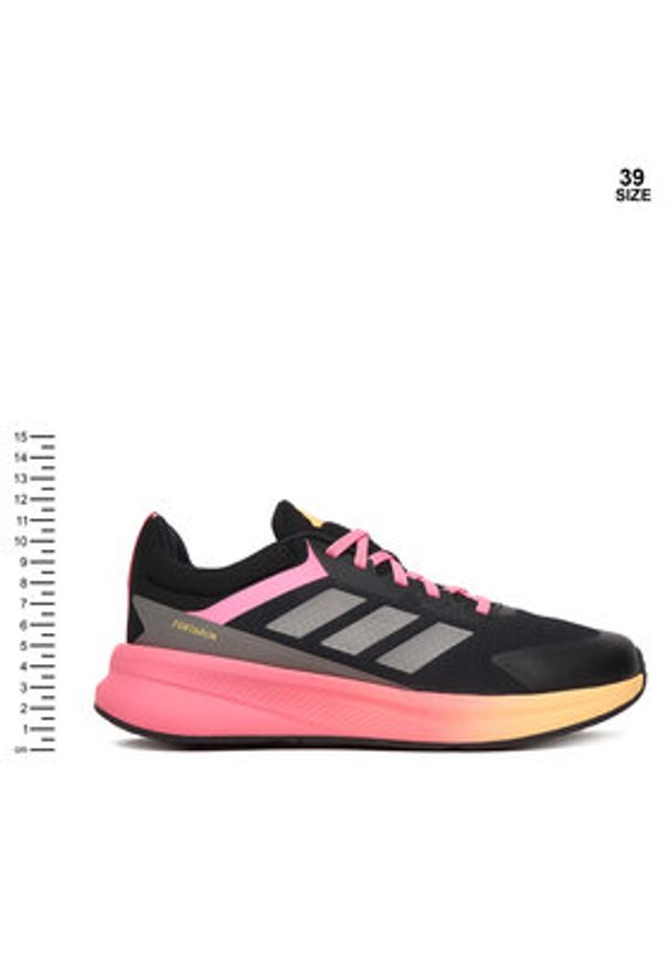 Adidas - adidas Sneakersy Fortarun 4.0 J JR9804 Czarny. Kolor: czarny. Materiał: materiał