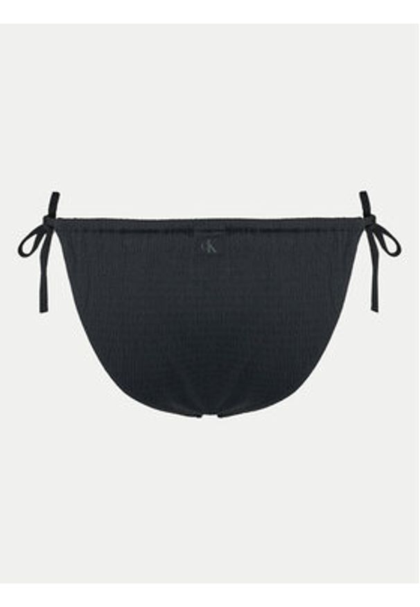 Calvin Klein Swimwear Dół od bikini KW0KW02728 Czarny. Kolor: czarny. Materiał: syntetyk