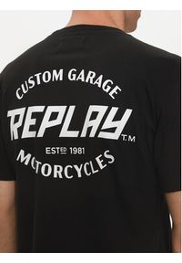 Replay T-Shirt M6874 .000.2660 Czarny Regular Fit. Kolor: czarny. Materiał: bawełna