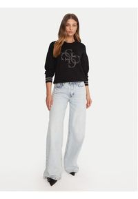Guess Sweter W5BR42 Z26I2 Czarny Relaxed Fit. Kolor: czarny. Materiał: wiskoza #2