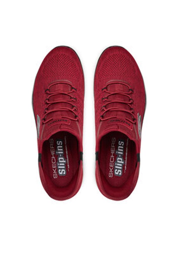 skechers - Skechers Sneakersy Key Pace 232469 Czerwony. Kolor: czerwony. Materiał: materiał