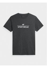 4f - 4F T-Shirt 4FAW23TTSHM0878 Szary Regular Fit. Kolor: szary. Materiał: bawełna #6
