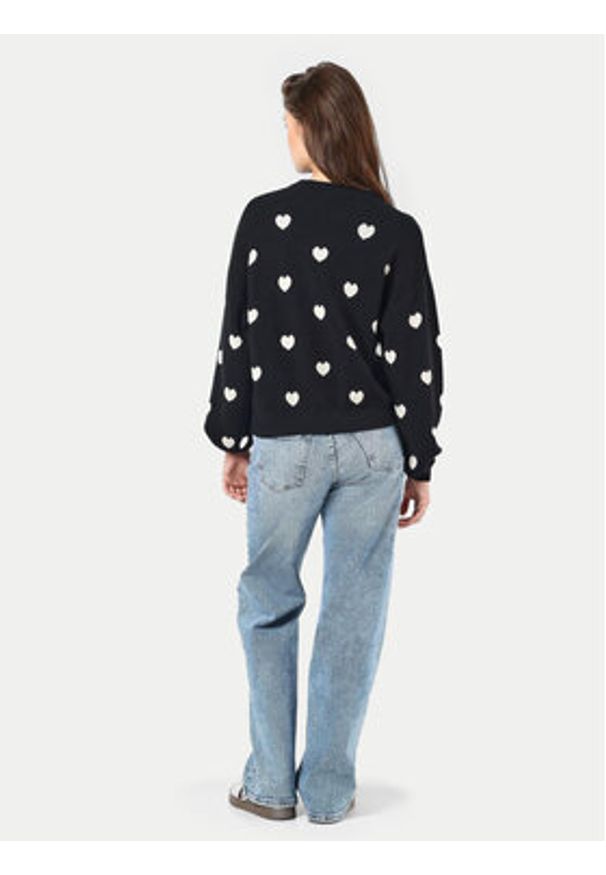 Noisy may - Noisy May Sweter Charlott 27028159 Czarny Regular Fit. Kolor: czarny. Materiał: syntetyk, wiskoza