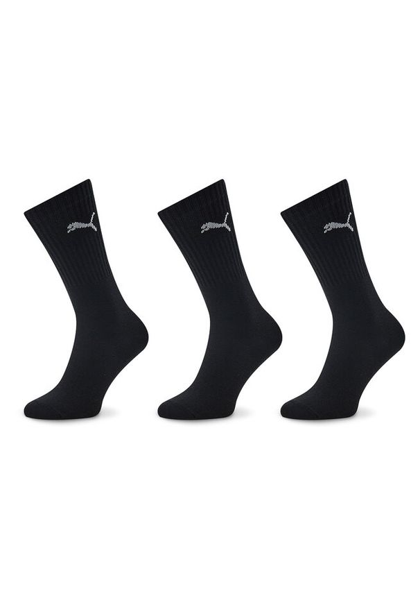 Zestaw 3 par wysokich skarpet unisex Puma. Kolor: czarny