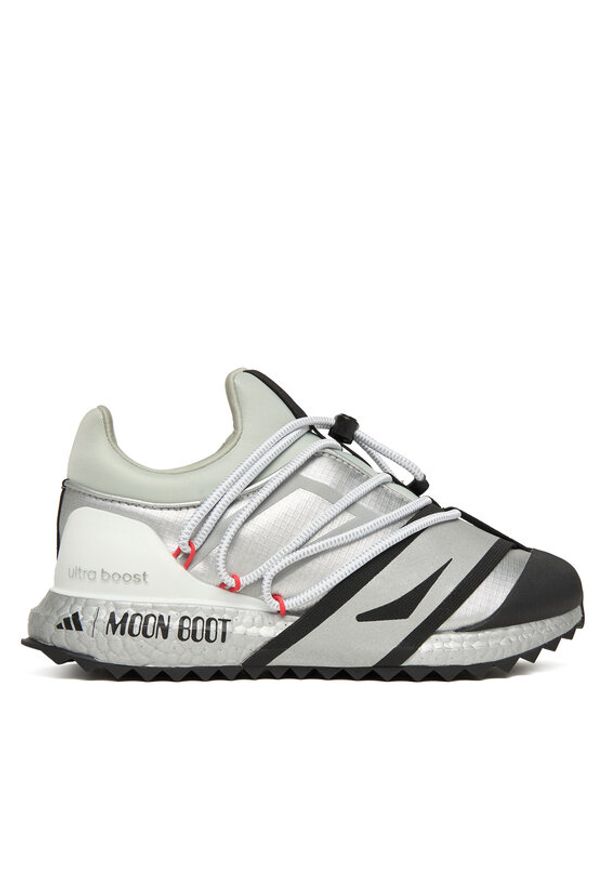 Adidas - adidas Sneakersy Moon Boot Ub JQ7847 Srebrny. Kolor: srebrny. Materiał: materiał
