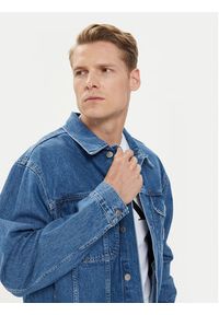 Calvin Klein Jeans Kurtka jeansowa 90's J30J325750 Niebieski Regular Fit. Kolor: niebieski. Materiał: bawełna #3