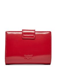 Pinko Mały Portfel Damski Wallet PE 24 PCPL 102840 A1EN Czerwony. Kolor: czerwony. Materiał: skóra #3