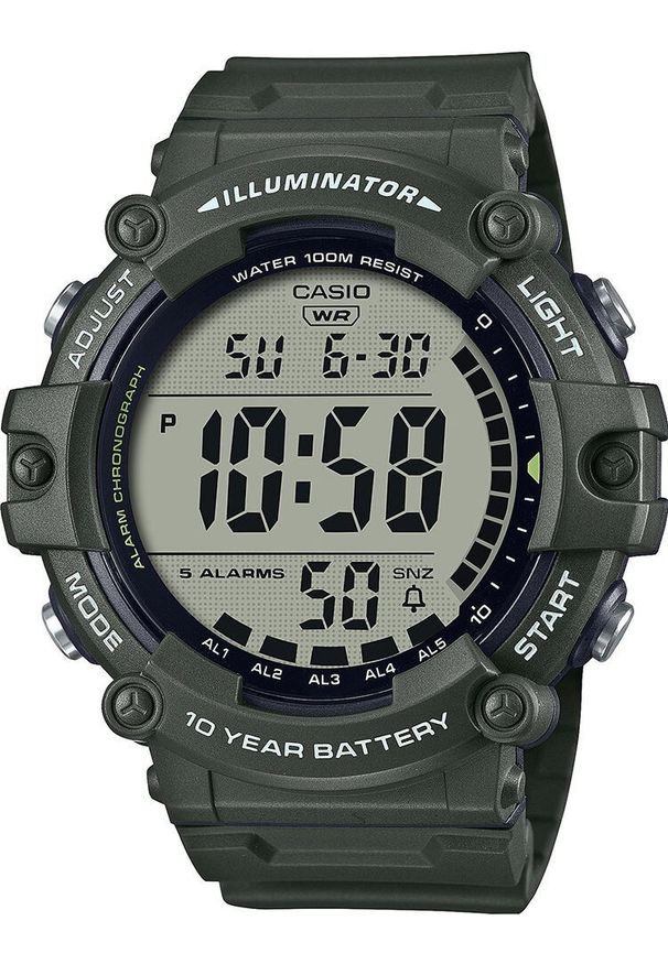Zegarek Casio ZEGAREK MĘSKI CASIO SPORT ILLUMINATOR AE-1500WHX-3A + BOX NoSize. Styl: sportowy
