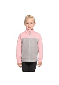 Bluza dziewczęca Kilpi Hali. Kolor: różowy. Materiał: bawełna, polar. Sport: turystyka piesza #1