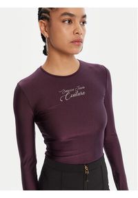 Versace Jeans Couture Body 79HAM2A1 N0008 Fioletowy Slim Fit. Kolor: fioletowy. Materiał: syntetyk #2